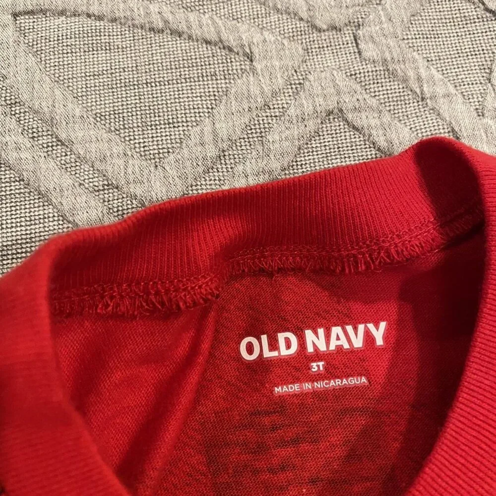 Old Navy 3T Red Buffalo Plaid Shirt